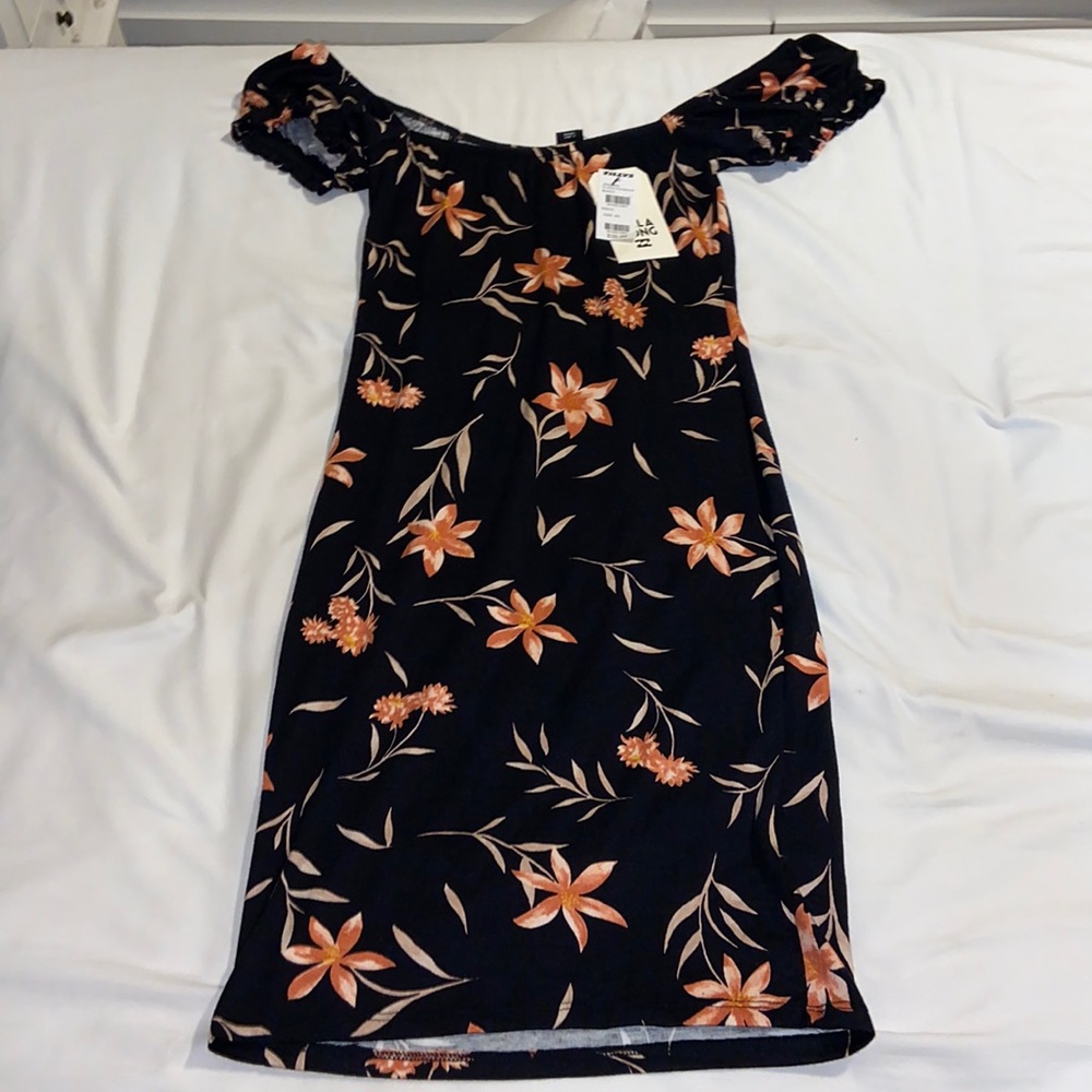 billabong mini floral dress